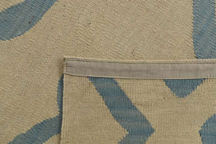 4' 10 x 6' 8 Hand Woven Kilim Modern Wool Rug