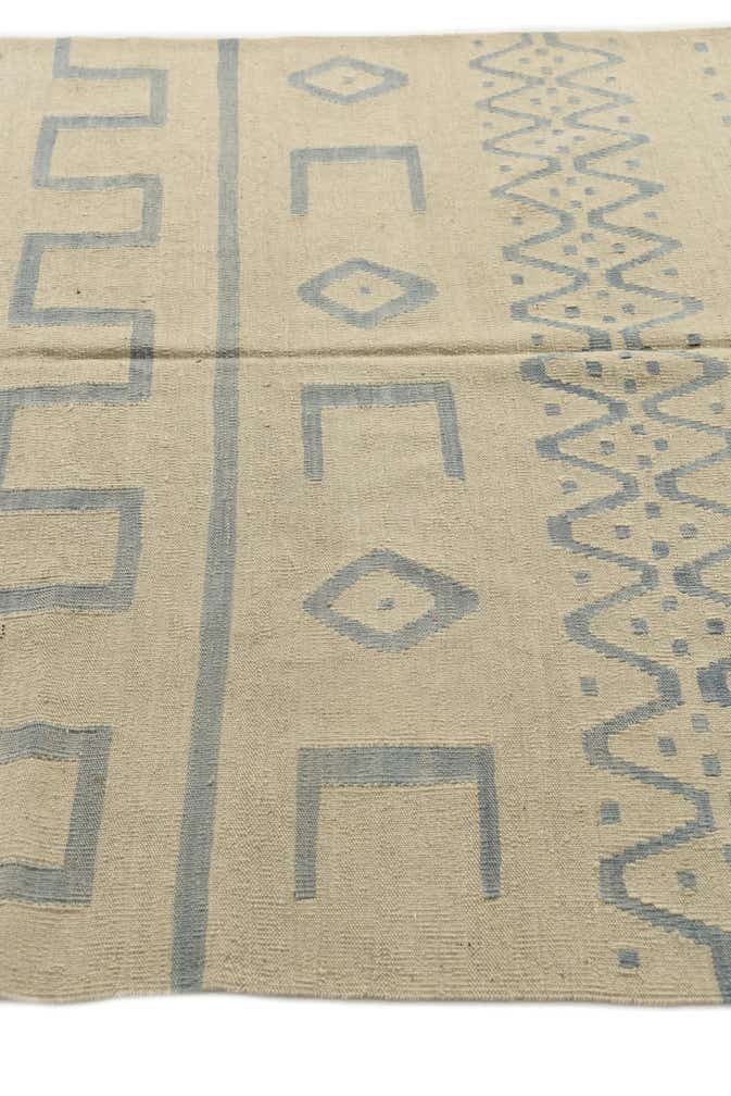 5' 4 x 6' 7 Hand Woven Kilim Modern Wool Rug