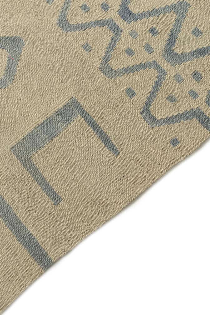 5' 4 x 6' 7 Hand Woven Kilim Modern Wool Rug