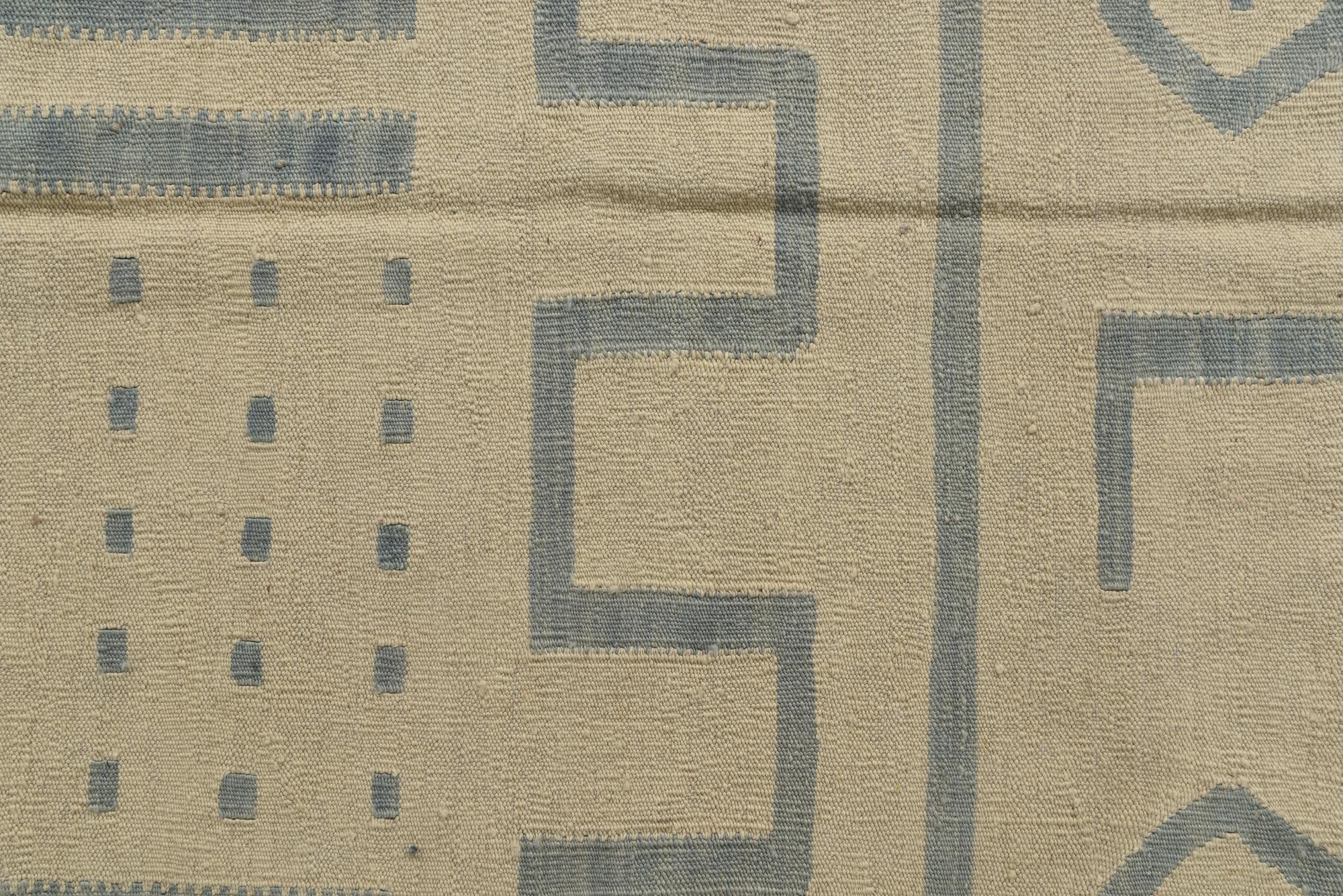 5' 4 x 6' 7 Hand Woven Kilim Modern Wool Rug