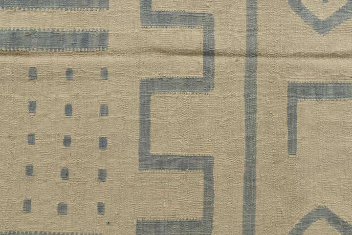 5' 4 x 6' 7 Hand Woven Kilim Modern Wool Rug