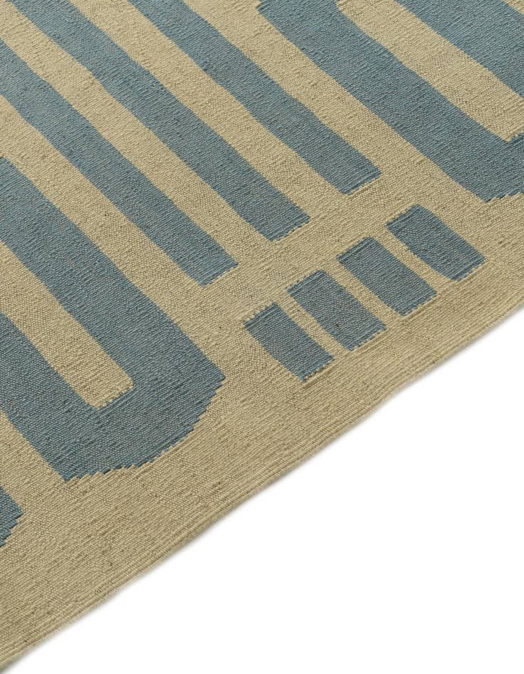 Detail image of 6' 1 x 7' 8  Hand Woven Kilim Modern Wool Rug