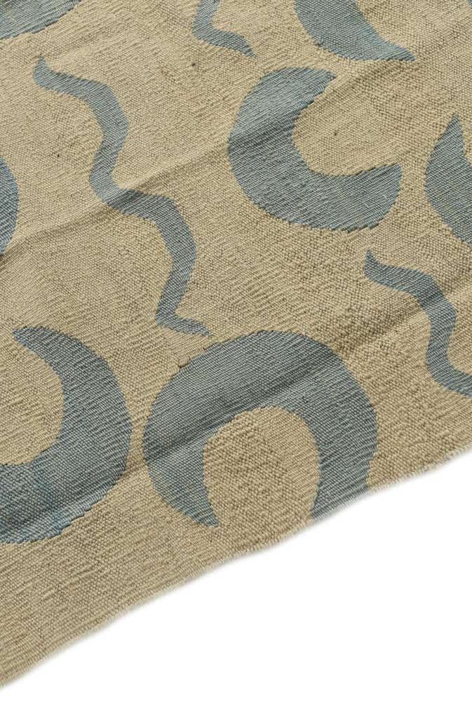 5' 2 x 6' 5 Hand Woven Kilim Modern Wool Rug