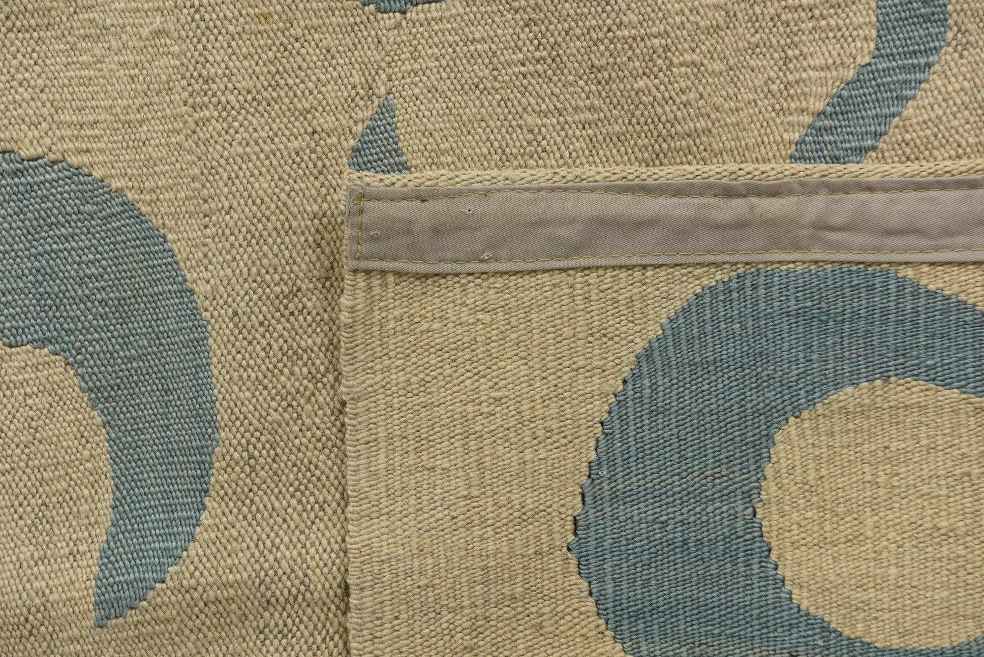 5' 2 x 6' 5 Hand Woven Kilim Modern Wool Rug