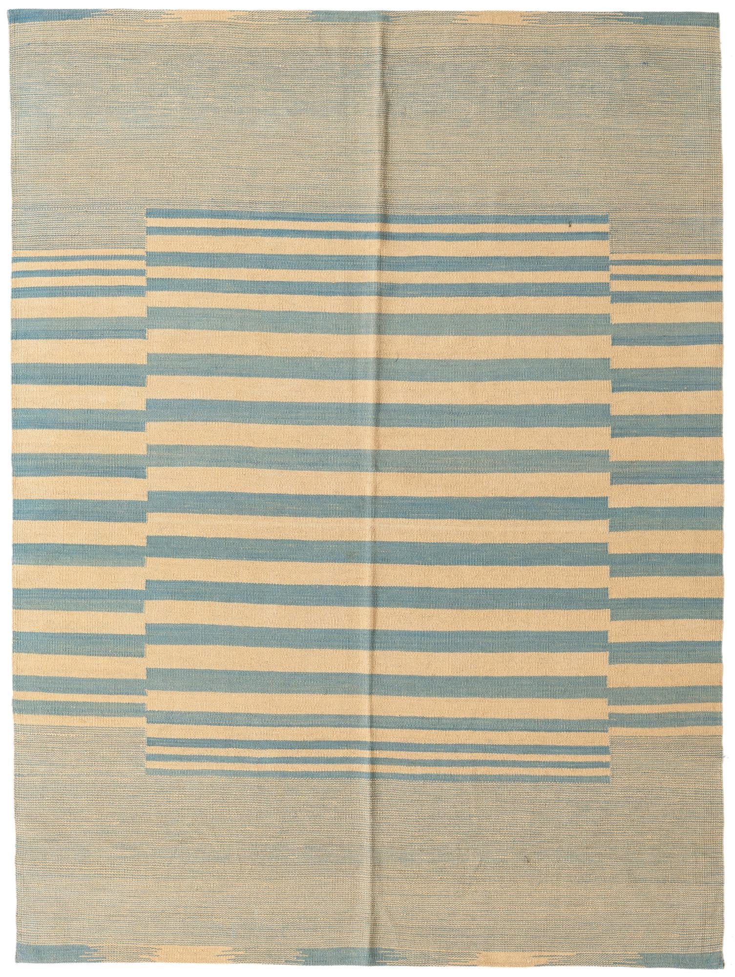 5' 6 x 7' 6 Hand Woven Kilim Modern Wool Rug