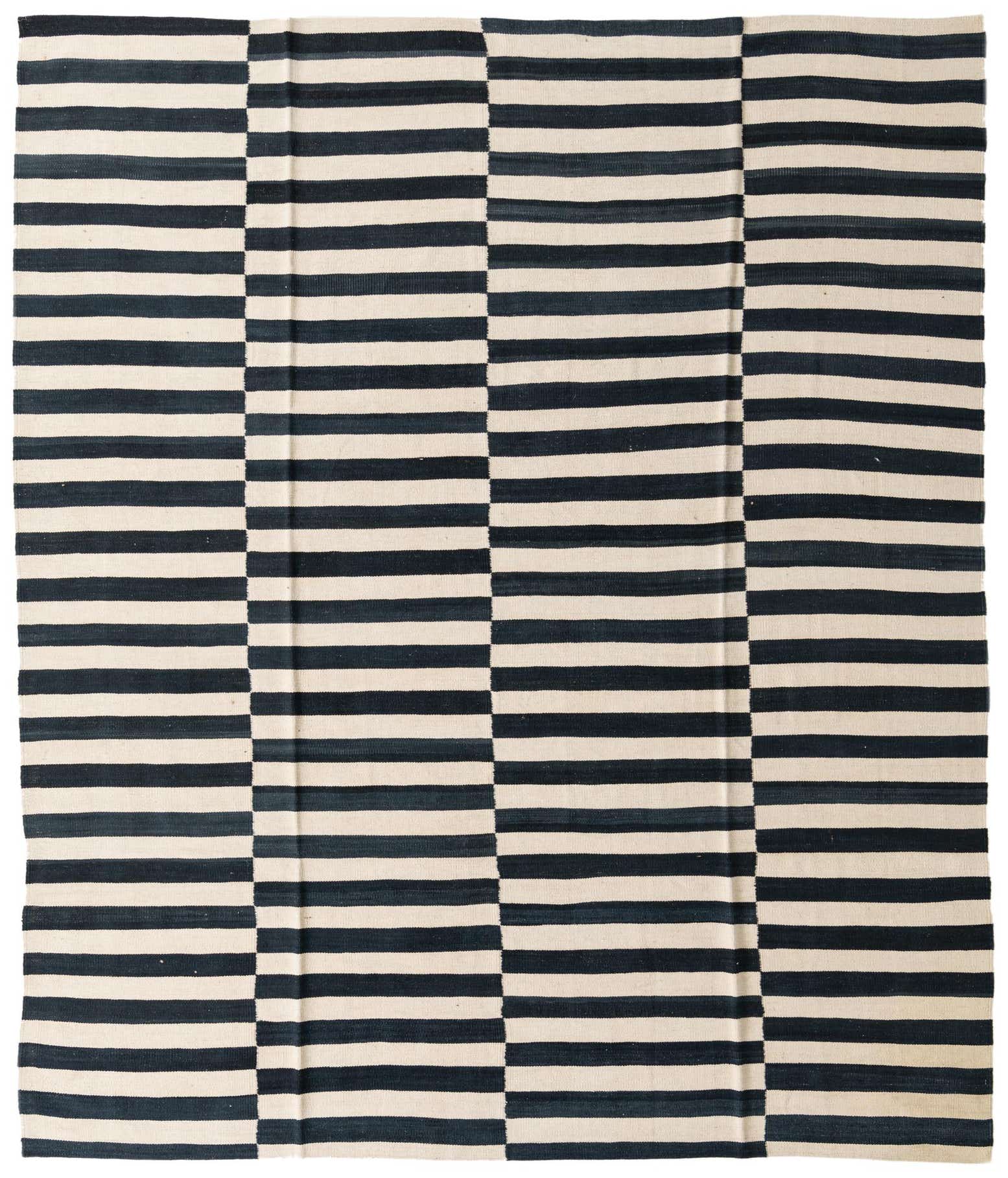 8' 3 x 9' 10 Hand Woven Kilim Modern Wool Rug