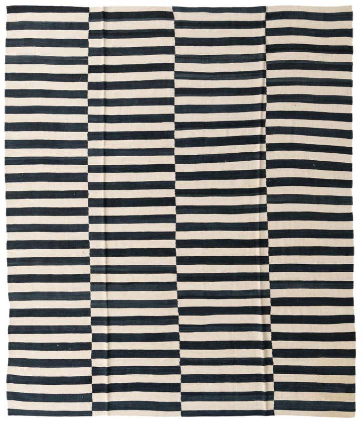 8' 3 x 9' 10 Hand Woven Kilim Modern Wool Rug