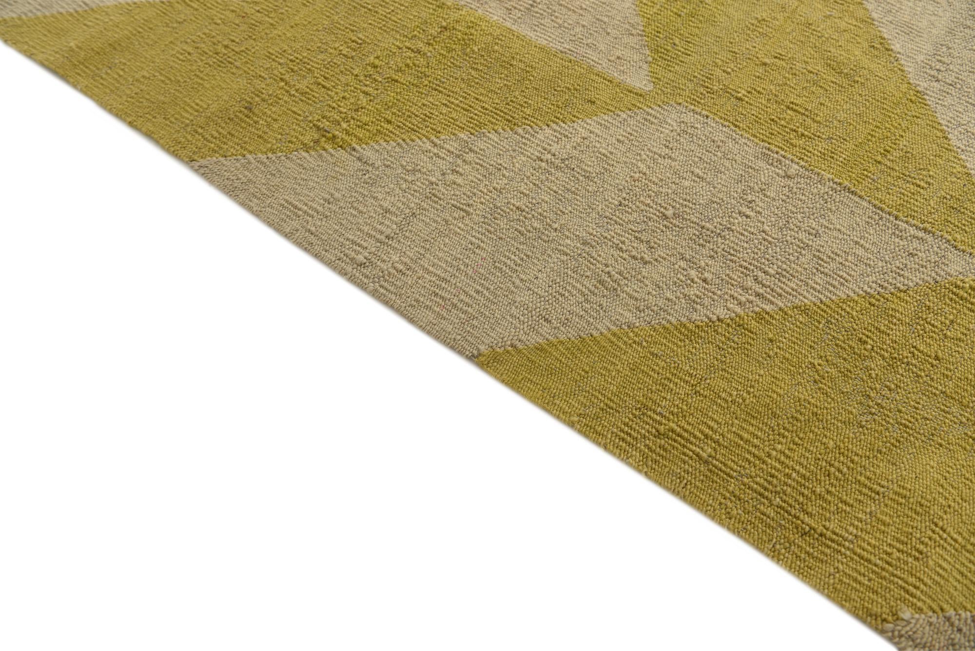 10' 9 x 13' 1 Hand Woven Kilim Modern Wool Rug