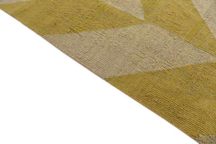 Detail image of 10' 9 x 13' 1 Hand Woven Kilim Modern Wool Rug