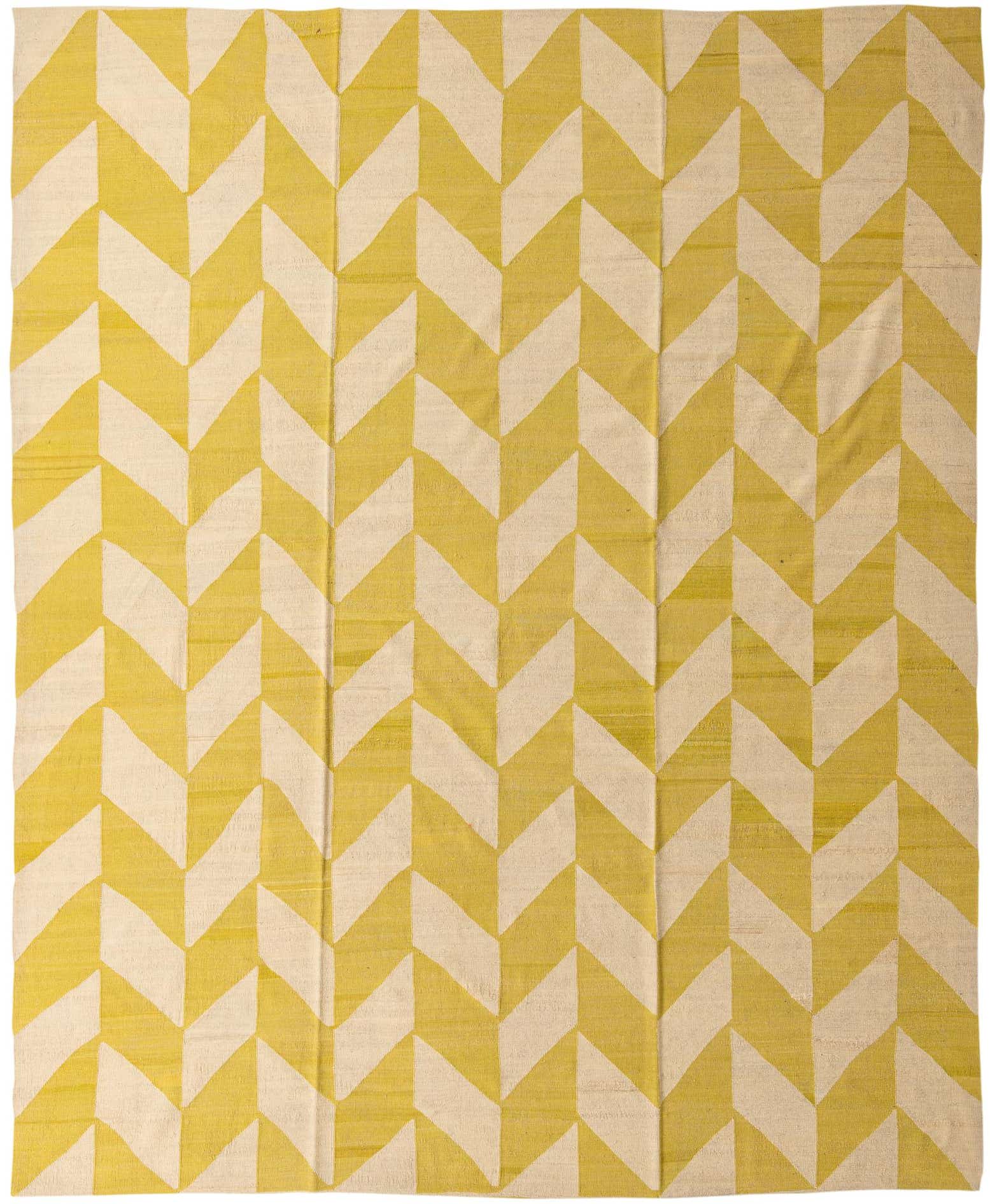 10' 9 x 13' 1 Hand Woven Kilim Modern Wool Rug