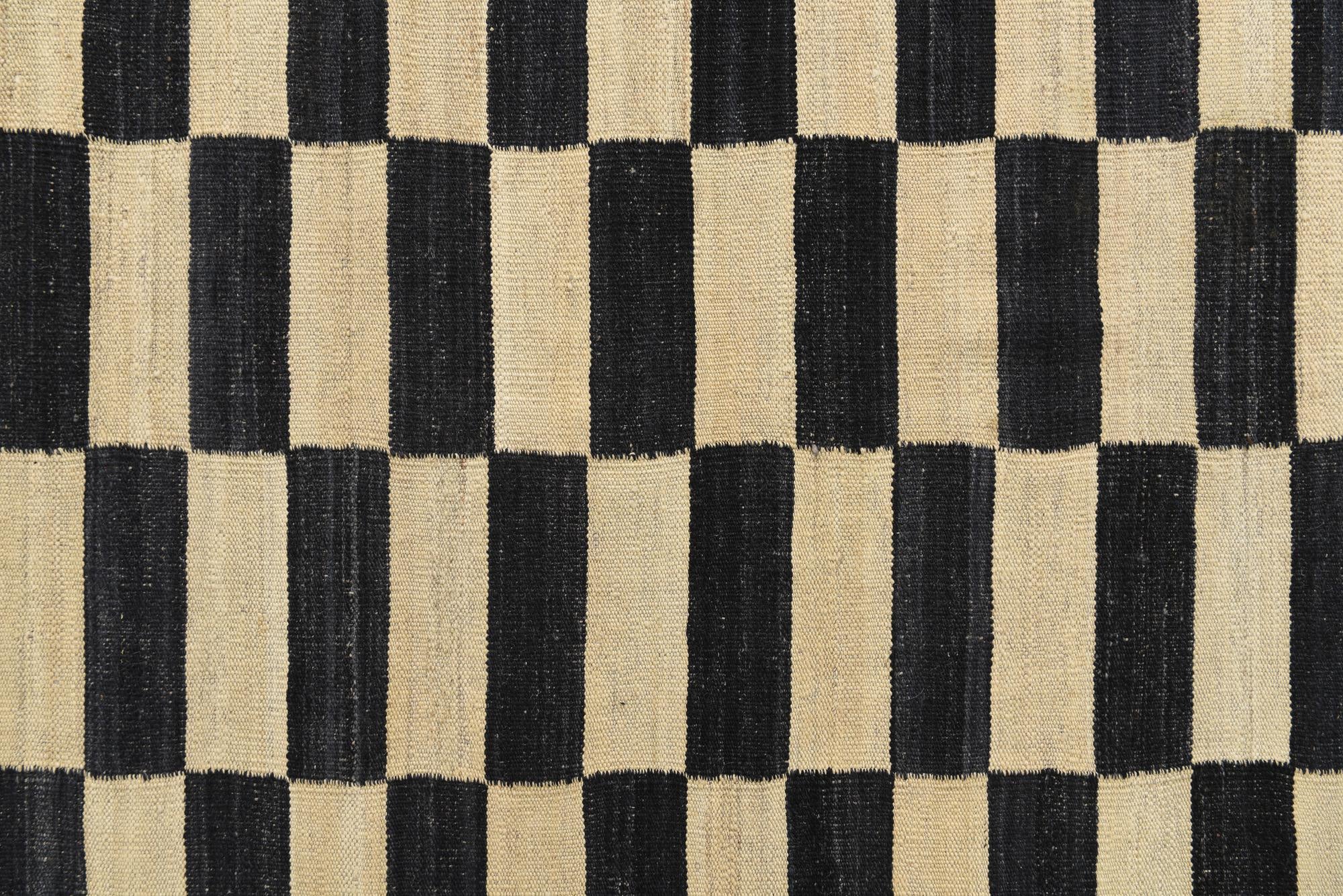 9' x 13' 9 Hand Woven Kilim Modern Wool Rug