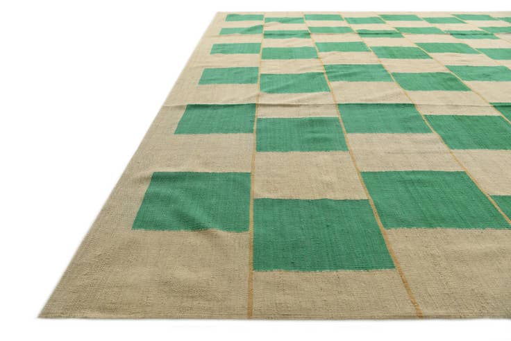 Detail image of 9' 3 x 13' Hand Woven Kilim Modern Wool Rug