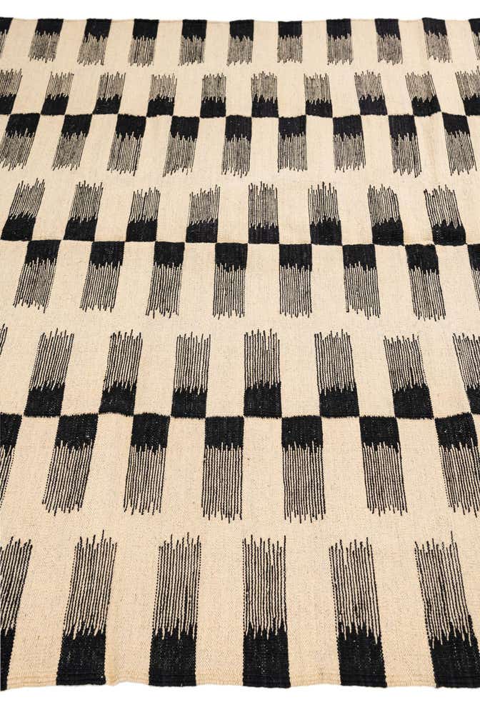 6' 2 x 7' 8 Hand Woven Kilim Modern Wool Rug