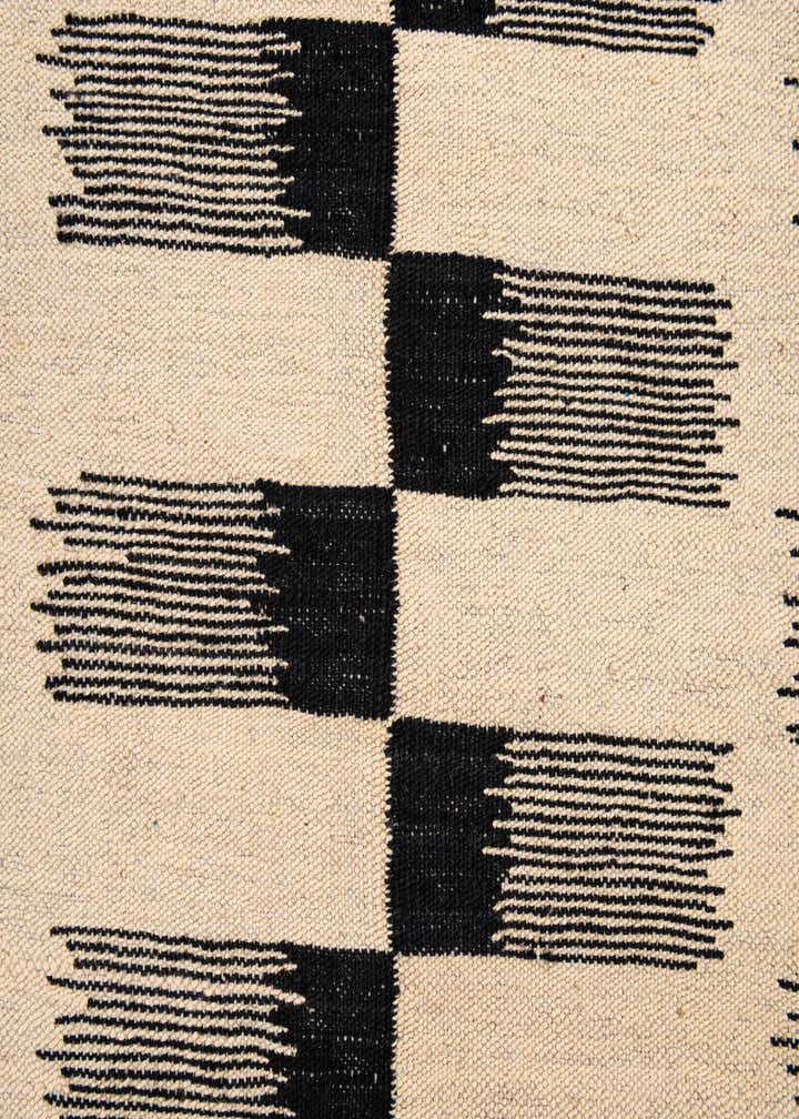 6' 2 x 7' 8 Hand Woven Kilim Modern Wool Rug