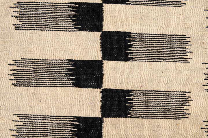 6' 2 x 7' 8 Hand Woven Kilim Modern Wool Rug