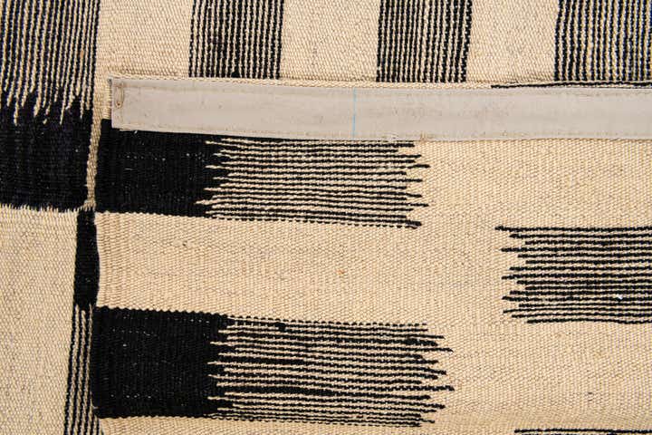 6' 2 x 7' 8 Hand Woven Kilim Modern Wool Rug