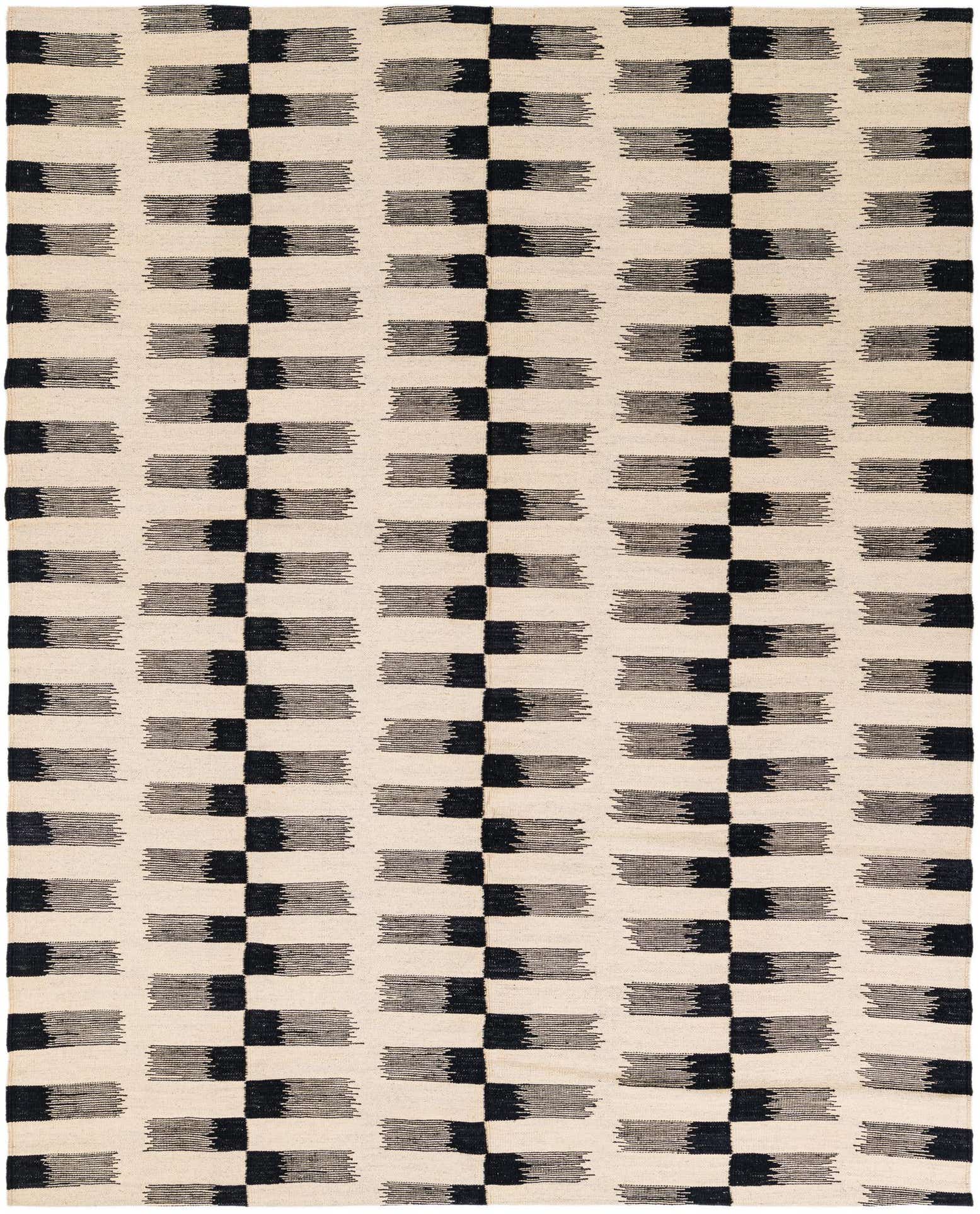 6' 2 x 7' 8 Hand Woven Kilim Modern Wool Rug