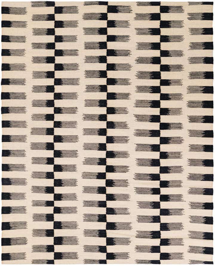 6' 2 x 7' 8 Hand Woven Kilim Modern Wool Rug