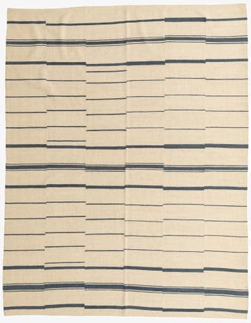 7' 3 x 9' 2 Hand Woven Kilim Modern Wool Rug