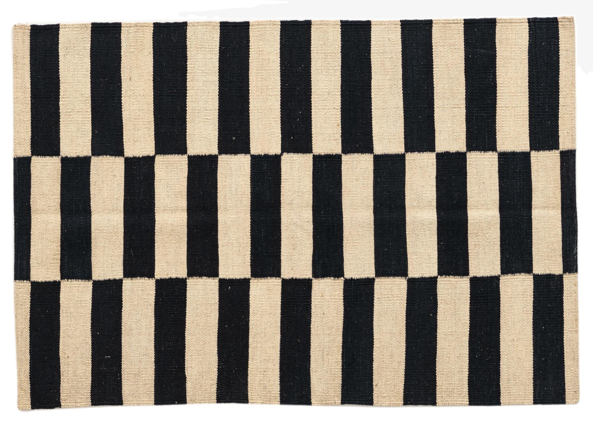 2' 7 x 3' 9  Hand Woven Kilim Modern Wool Rug