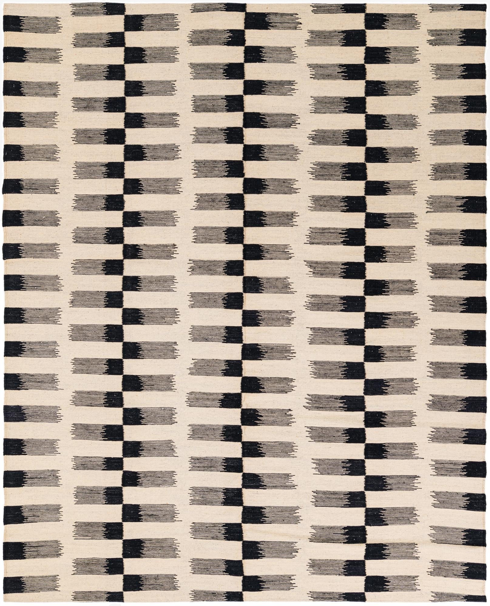 6' 2 x 7' 8  Hand Woven Kilim Modern Wool Rug