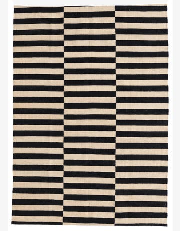 3' 1 x 5' 9 Hand Woven Kilim Modern Wool Rug