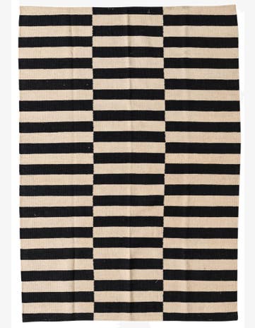 4' 2 x 6' Hand Woven Kilim Modern Wool Rug