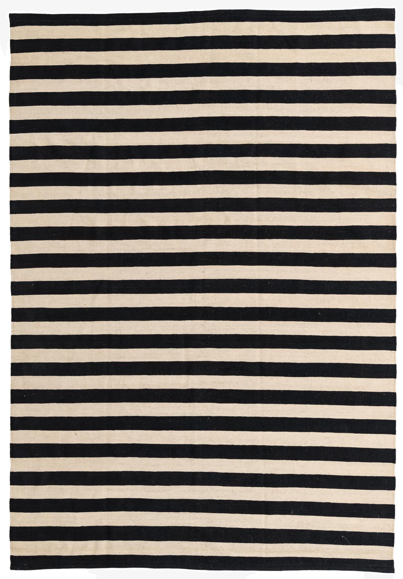 6' 9 x 9' 8  Hand Woven Kilim Modern Wool Rug