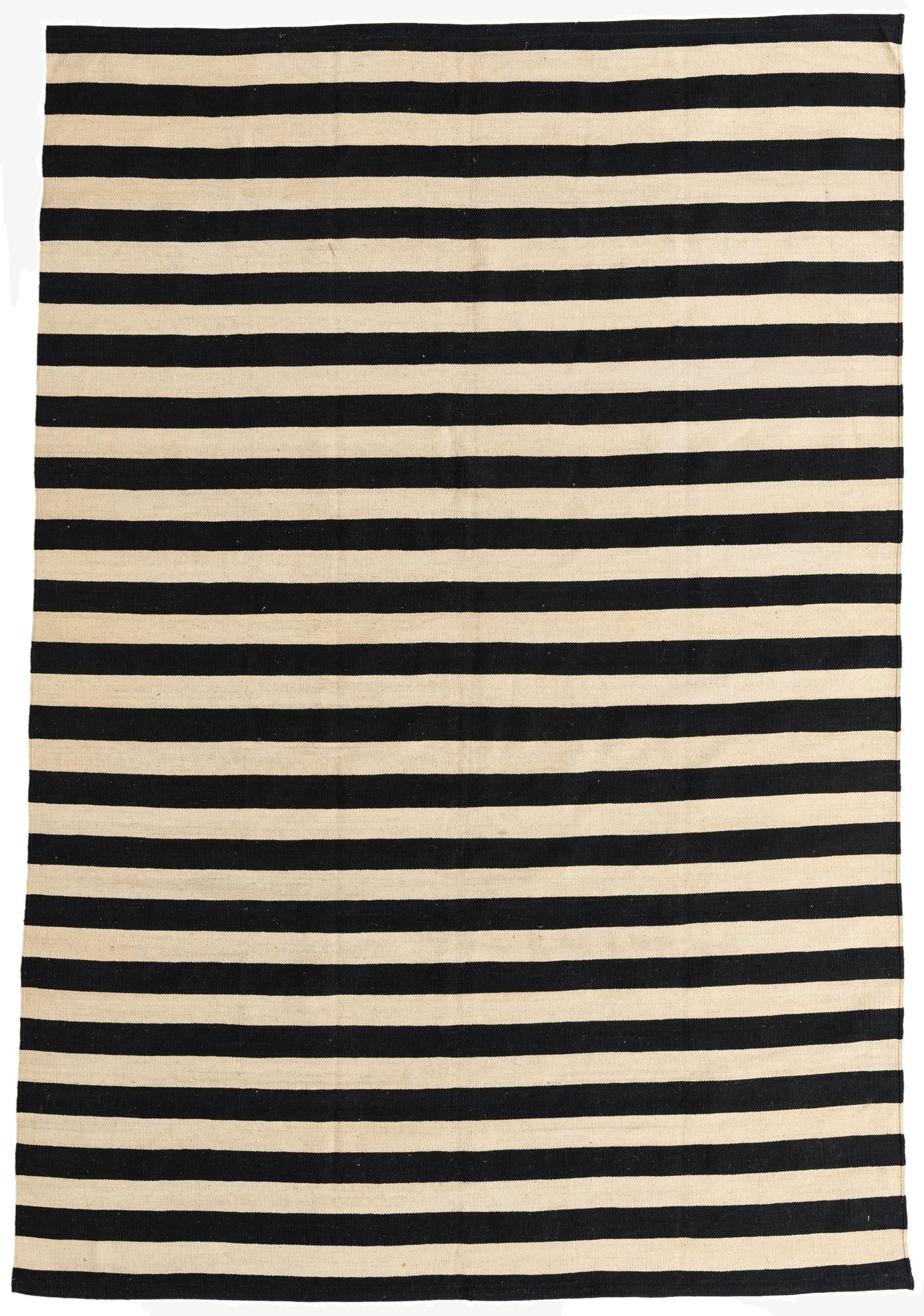 6' 9 x 9' 9  Hand Woven Kilim Modern Wool Rug