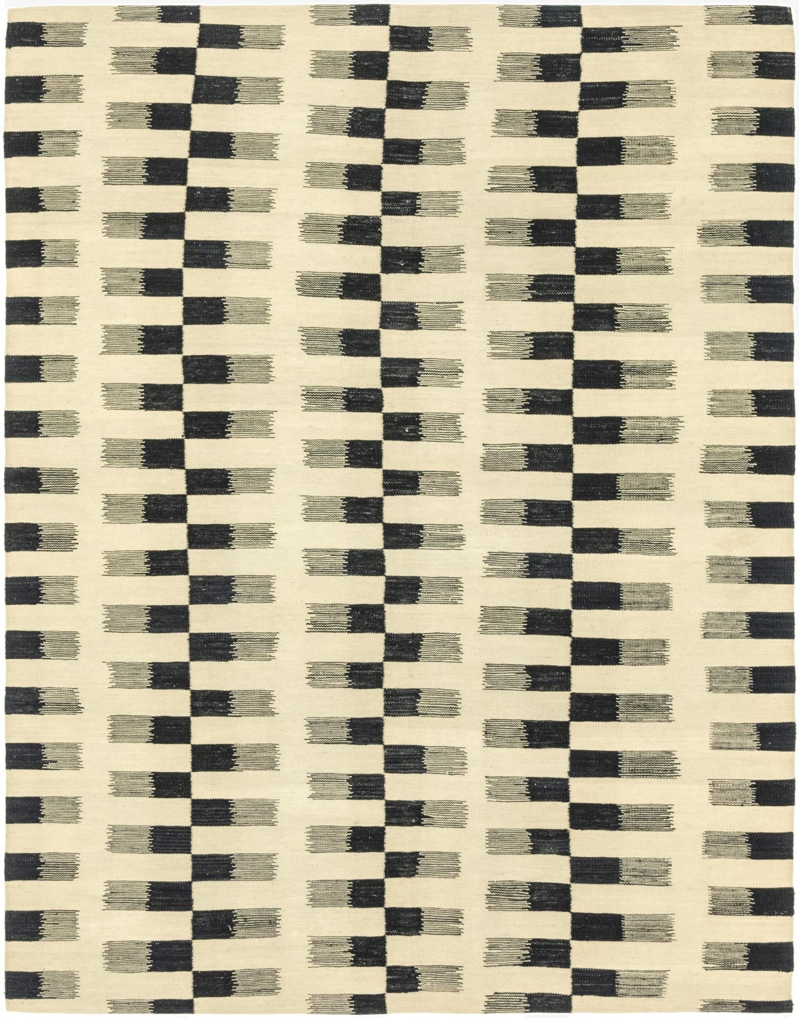 6' 2 x 7' 10  Hand Woven Kilim Modern Wool Rug