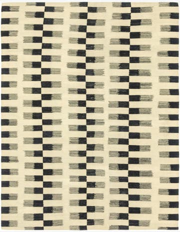6' 2 x 7' 10 Hand Woven Kilim Modern Wool Rug