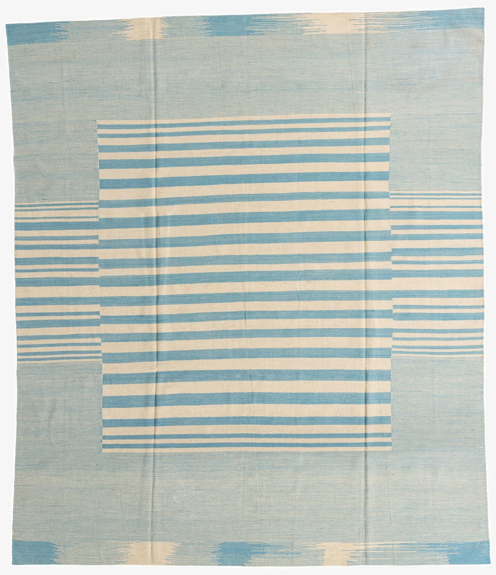 8' 1 x 9' 6  Hand Woven Kilim Modern Wool Rug