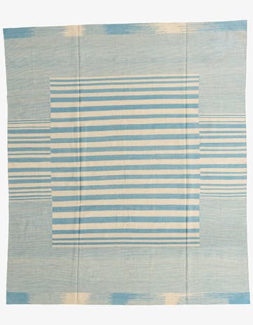 8' 1 x 9' 6 Hand Woven Kilim Modern Wool Rug