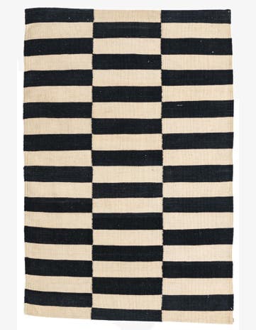 2' 8 x 4' Hand Woven Kilim Modern Wool Rug