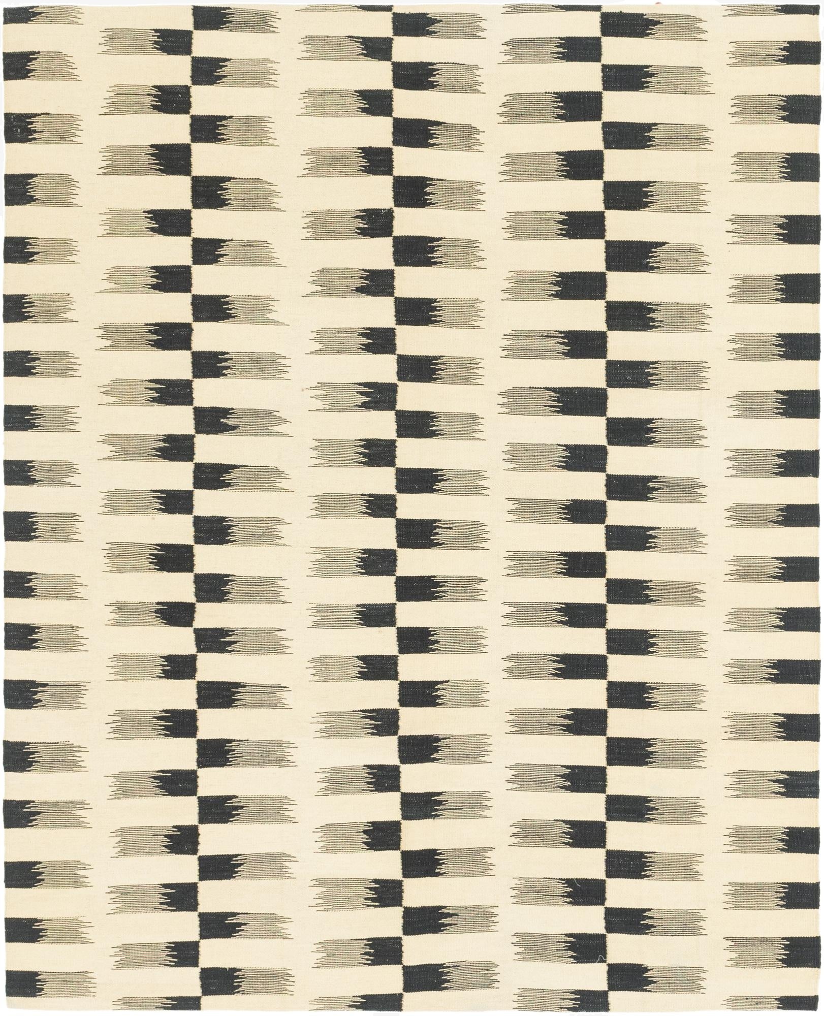 6' x 7' 7  Hand Woven Kilim Modern Wool Rug