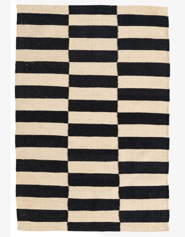 2' 8 x 4' Hand Woven Kilim Modern Wool Rug