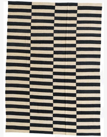 5' 7 x 7' 10 Hand Woven Kilim Modern Wool Rug