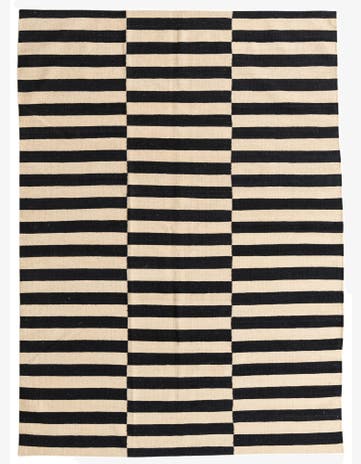 5' 8 x 7' 10 Hand Woven Kilim Modern Wool Rug