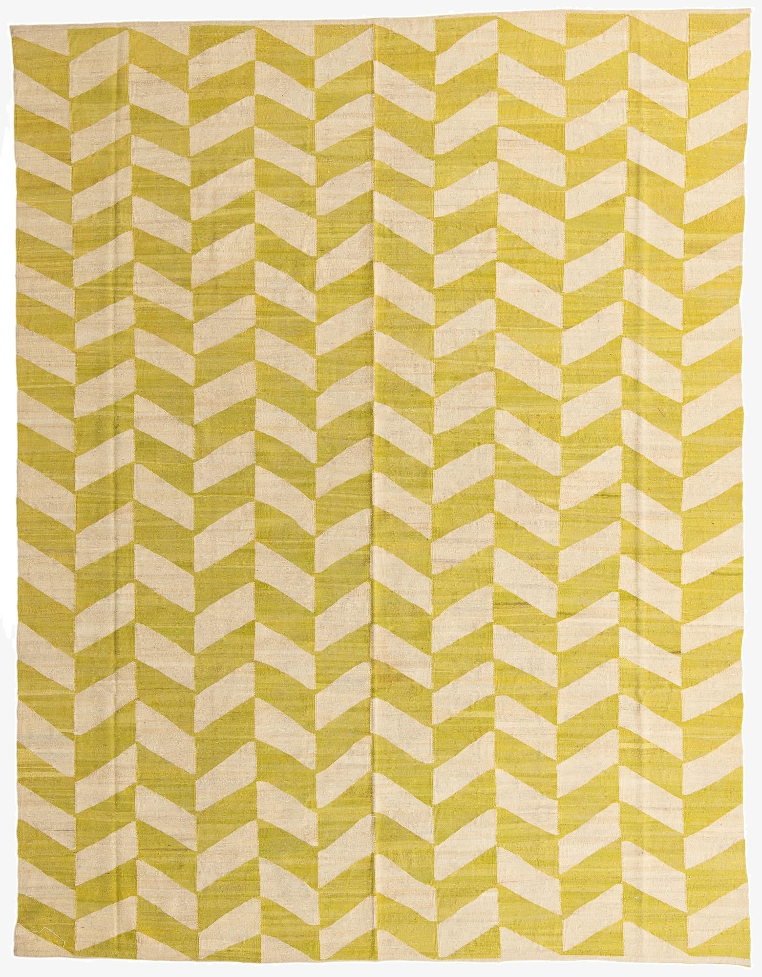 10' x 13'  Hand Woven Kilim Modern Wool Rug