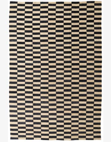 9' x 13' 9 Hand Woven Kilim Modern Wool Rug