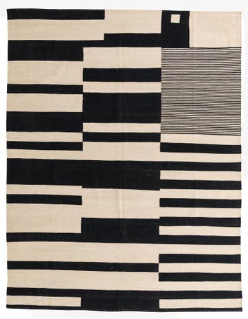 8' 9 x 11' 3 Hand Woven Kilim Modern Wool Rug