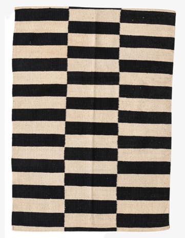 2' 8 x 3' 9 Hand Woven Kilim Modern Wool Rug