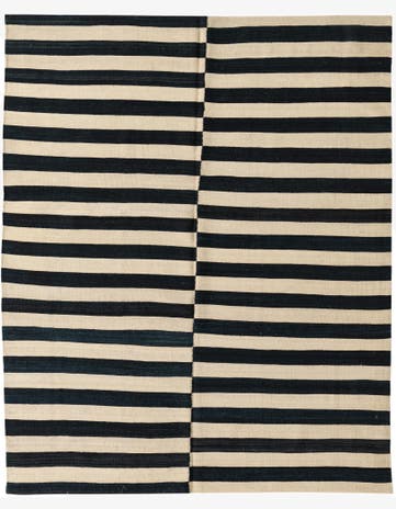 5' 4 x 6' 9 Hand Woven Kilim Modern Wool Rug