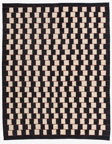 5' x 6' 4 Hand Woven Kilim Modern Wool Rug