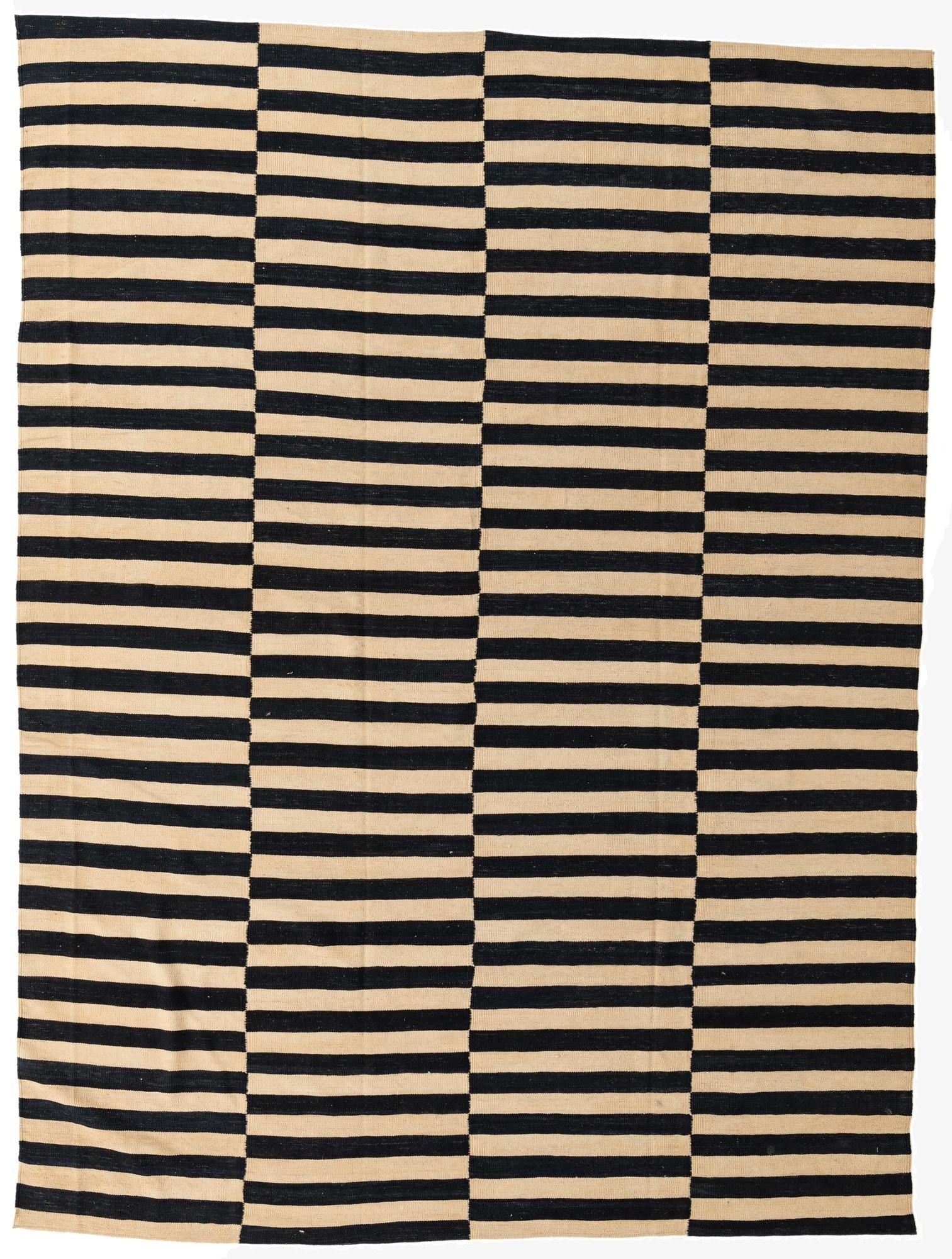 8' 4 x 11' 2  Hand Woven Kilim Modern Wool Rug
