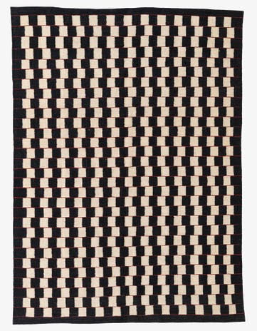 5' 7 x 7' 8 Hand Woven Kilim Modern Wool Rug