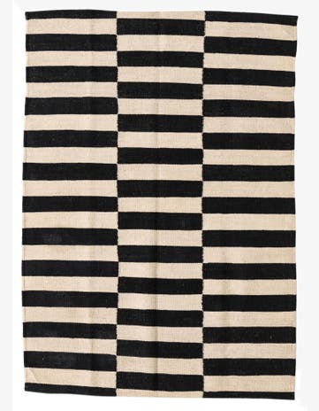 3' 5 x 4' 10 Hand Woven Kilim Modern Wool Rug