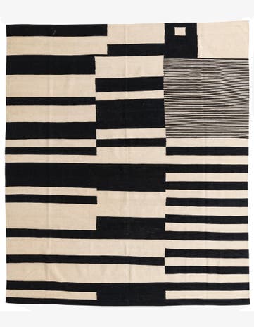 8' 5 x 9' 10 Hand Woven Kilim Modern Wool Rug