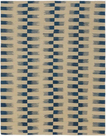6' x 7' 10 Hand Woven Kilim Modern Wool Rug