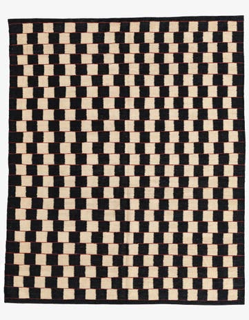 5' 2 x 6' 3 Hand Woven Kilim Modern Wool Rug
